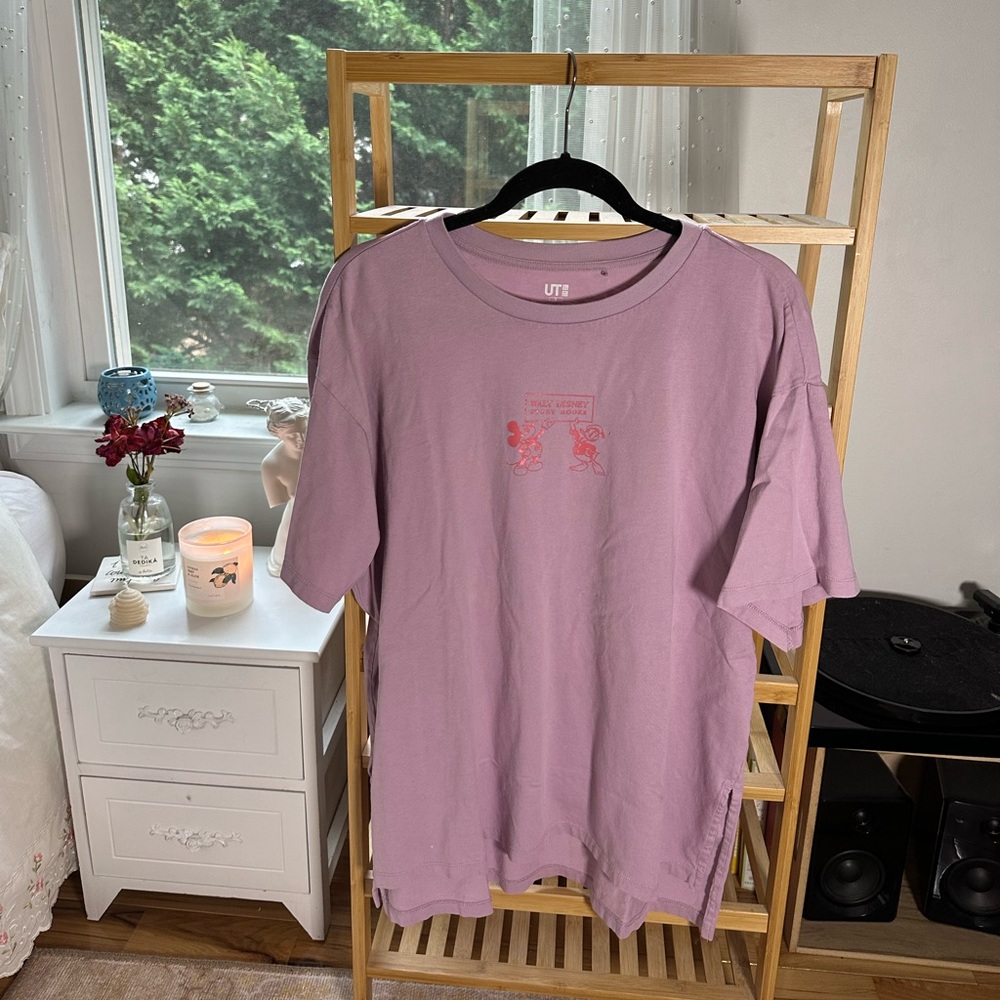 pinkish purple disney tee